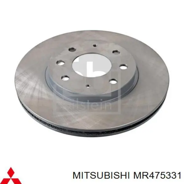 MR475331 Mitsubishi диск тормозной передний