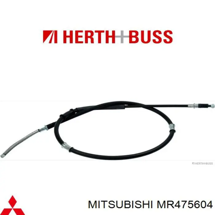 Трос стояночного тормоза задний правый Mitsubishi MR475604 цена, от 20.41 USD