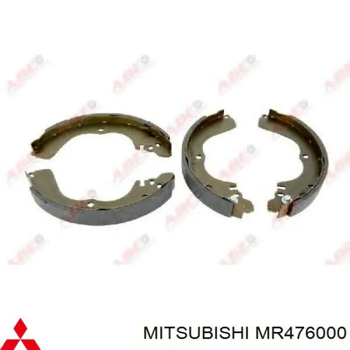 MR476000 Mitsubishi задние барабанные колодки