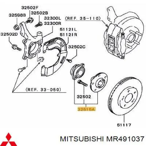 MR491037 Mitsubishi