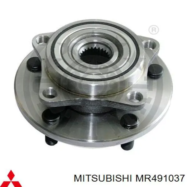 MR491037 Mitsubishi Ступица колеса передняя