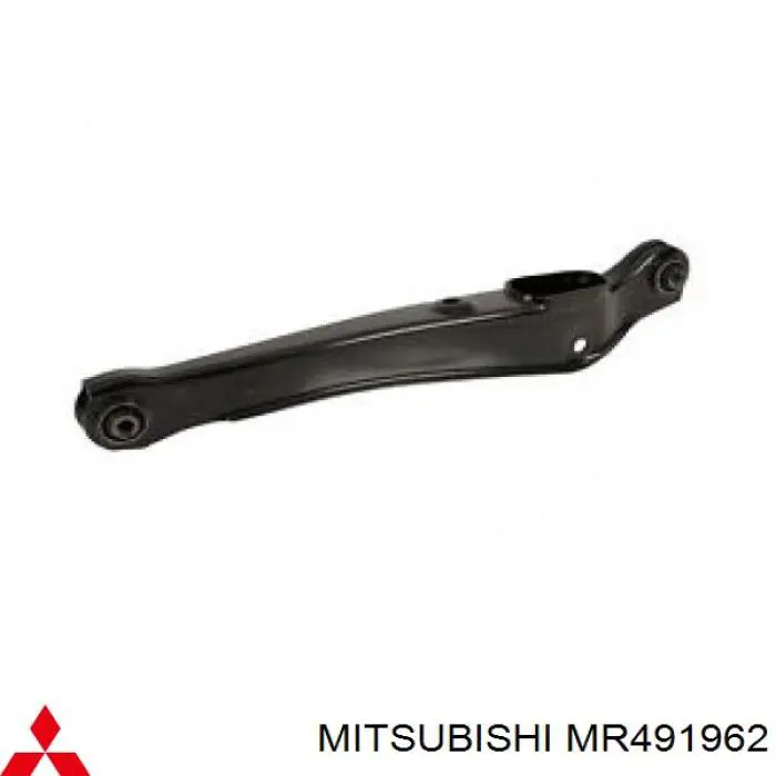 MR491962 Mitsubishi braço oscilante inferior esquerdo de suspensão traseira/direita