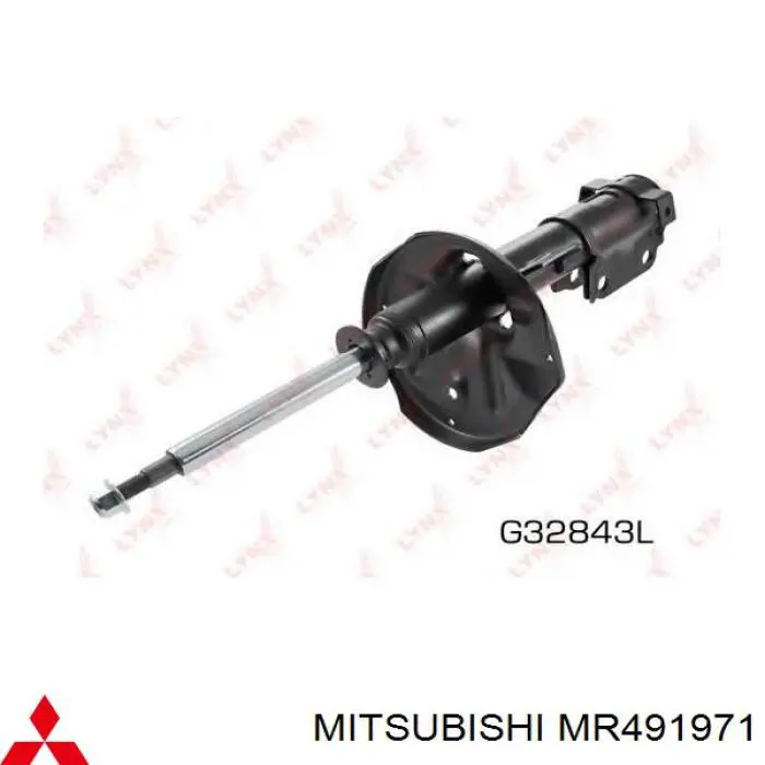 Амортизатор передний левый MR491971 Mitsubishi