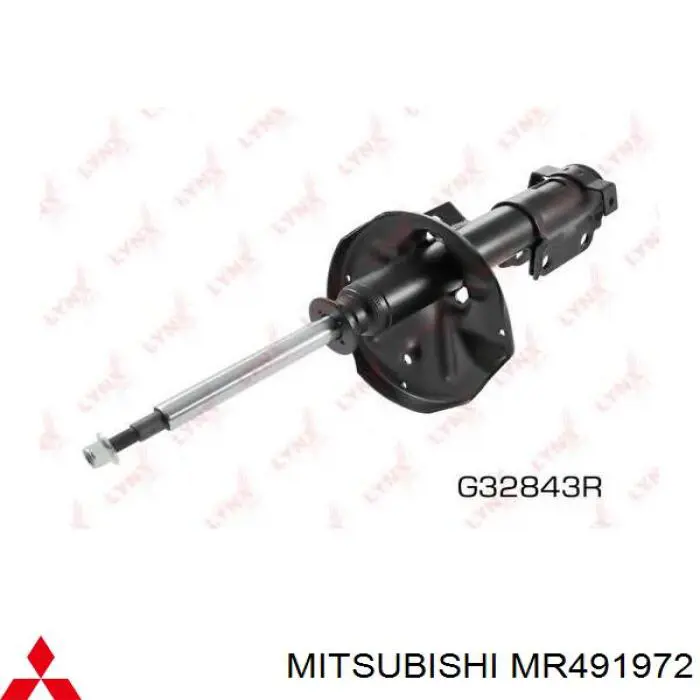 Амортизатор передний правый MR491972 Mitsubishi