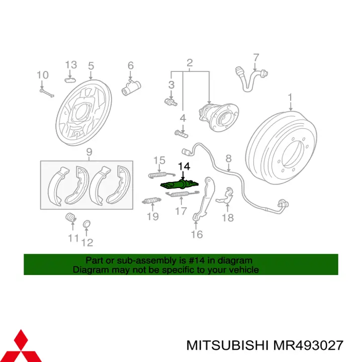 MR493027 Mitsubishi 