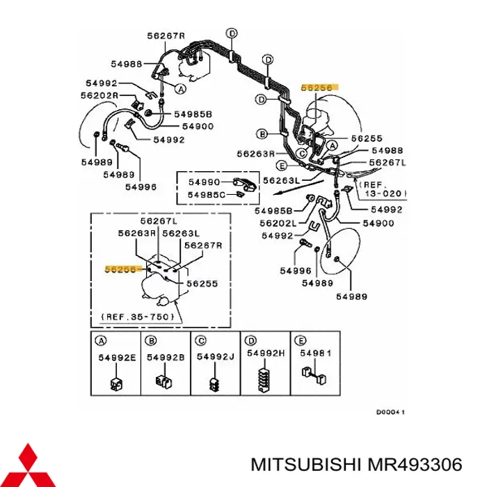  MR493306 Mitsubishi
