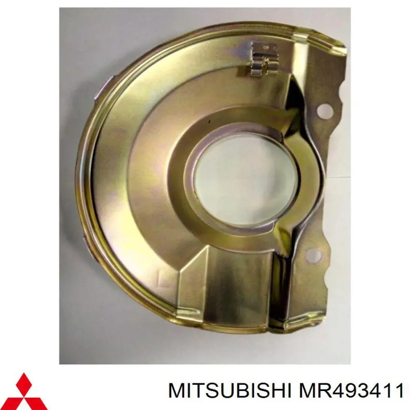 MR493411 Mitsubishi защита тормозного диска переднего левого