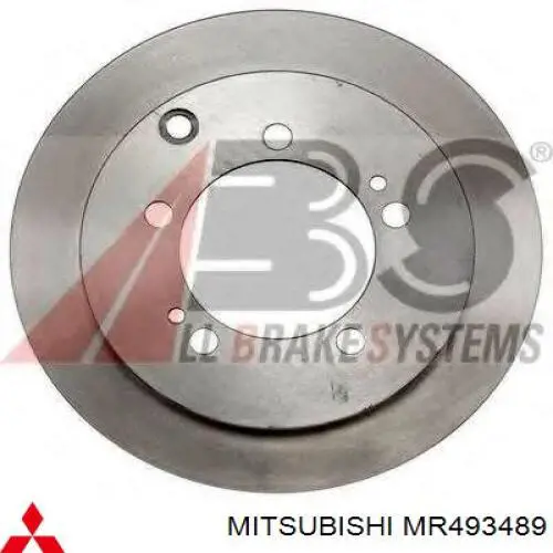 MR493489 Mitsubishi диск тормозной задний