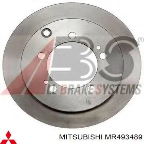 Тормозные диски MR493489 Mitsubishi