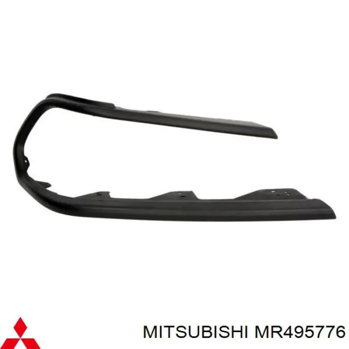 Вія (накладка) правої фари MR495776 Mitsubishi