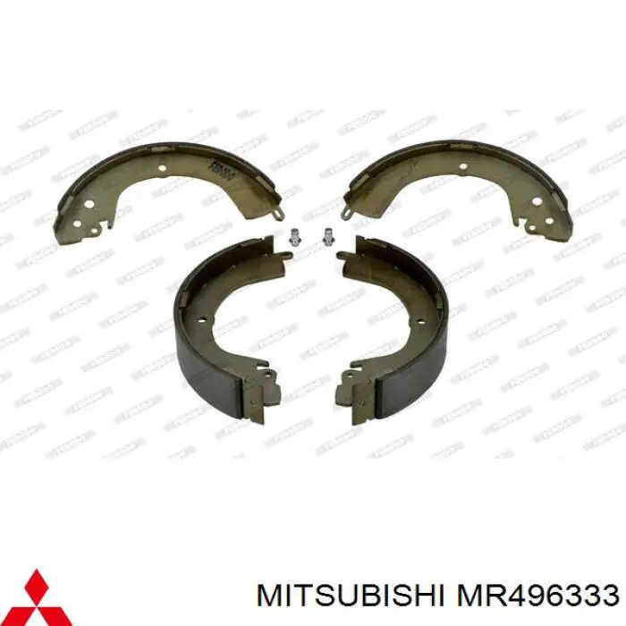 Задние барабанные колодки MR496333 Mitsubishi