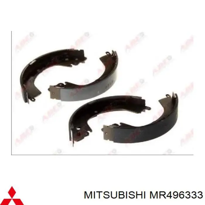 Тормоза рабочие задние ножные и тормозные барабаны Mitsubishi MR496333 цена, от 25.58 USD