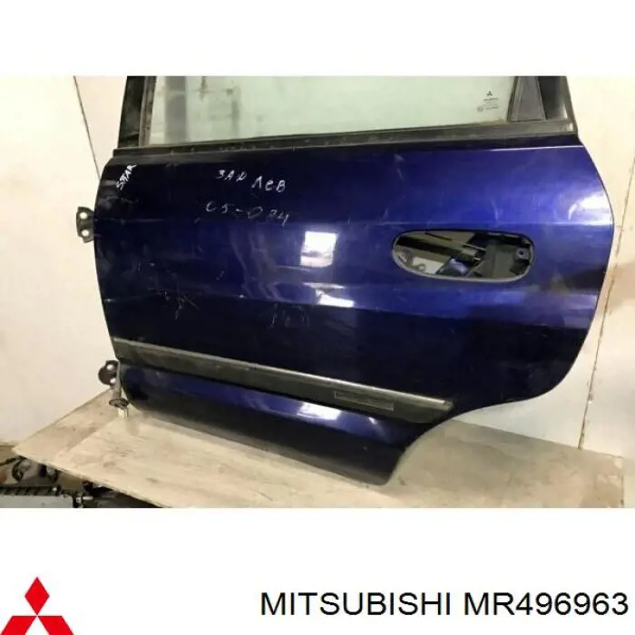Porta traseira esquerda para Mitsubishi Space Star (DG0)