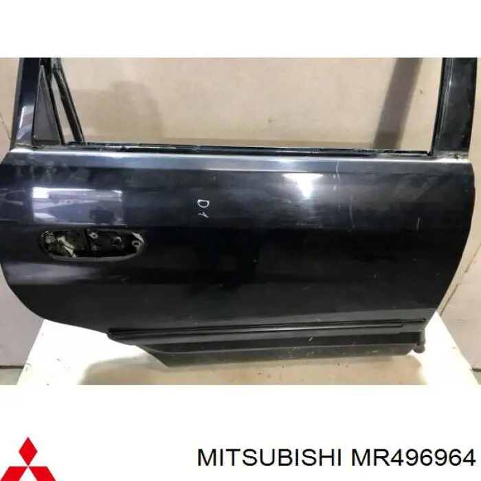 Porta traseira direita para Mitsubishi Space Star (DG0)
