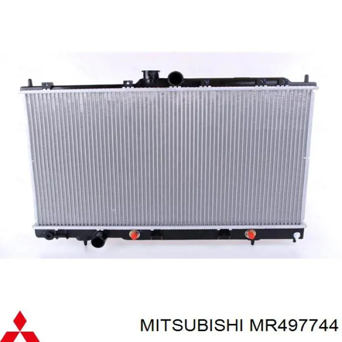 MR497744 Mitsubishi radiador de esfriamento de motor