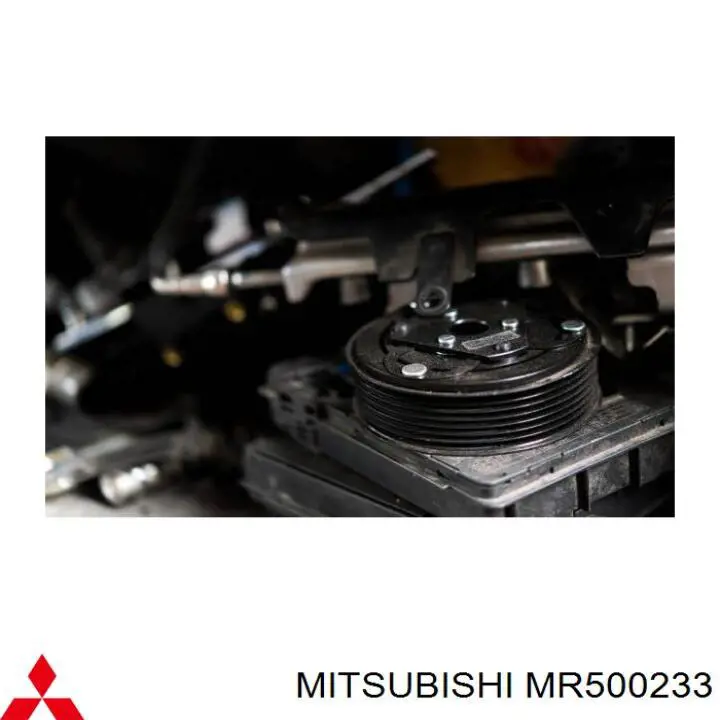 Шкив компрессора кондиционера на Mitsubishi Lancer IX 