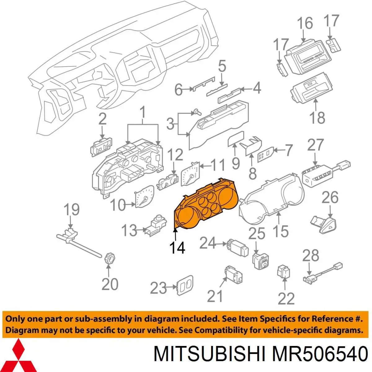  MR506540 Mitsubishi