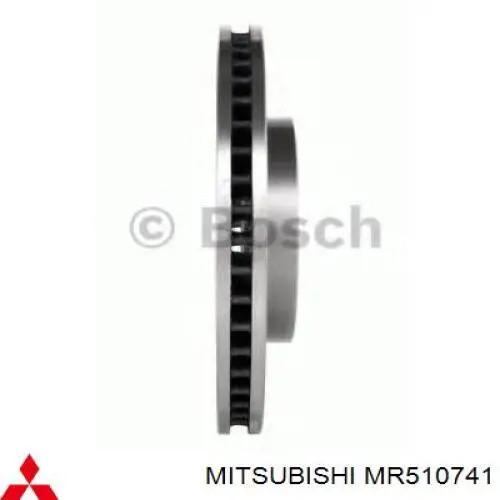 Передние тормозные диски MR510741 Mitsubishi