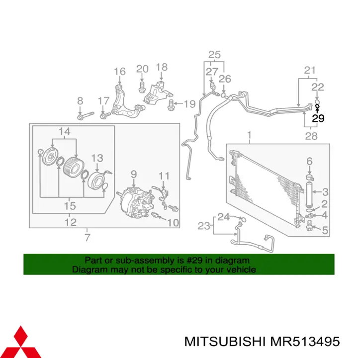 MR513495 Mitsubishi 