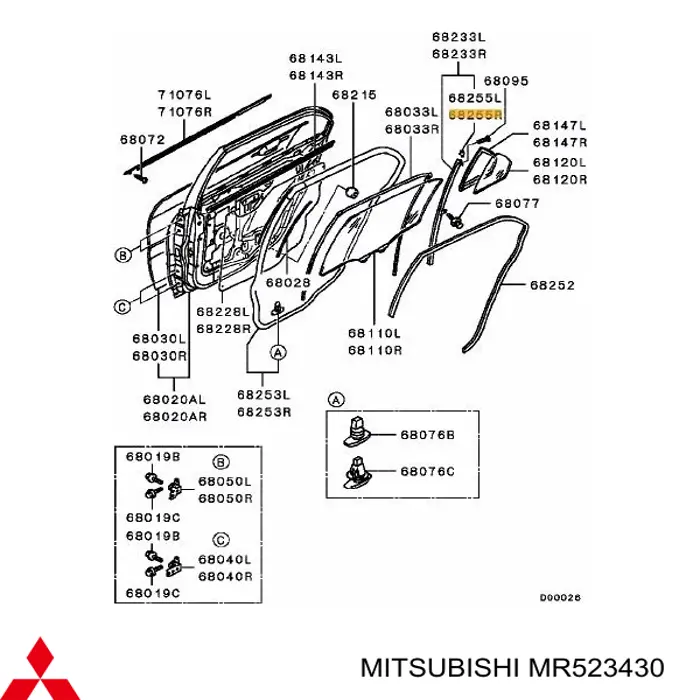 MR523430 Mitsubishi 