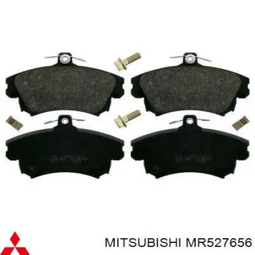 MR527656 Mitsubishi колодки тормозные передние дисковые