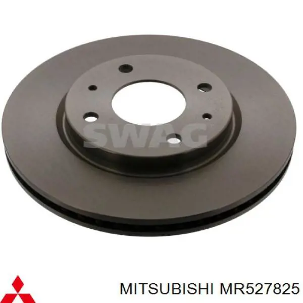 Передние тормозные диски MR527825 Mitsubishi