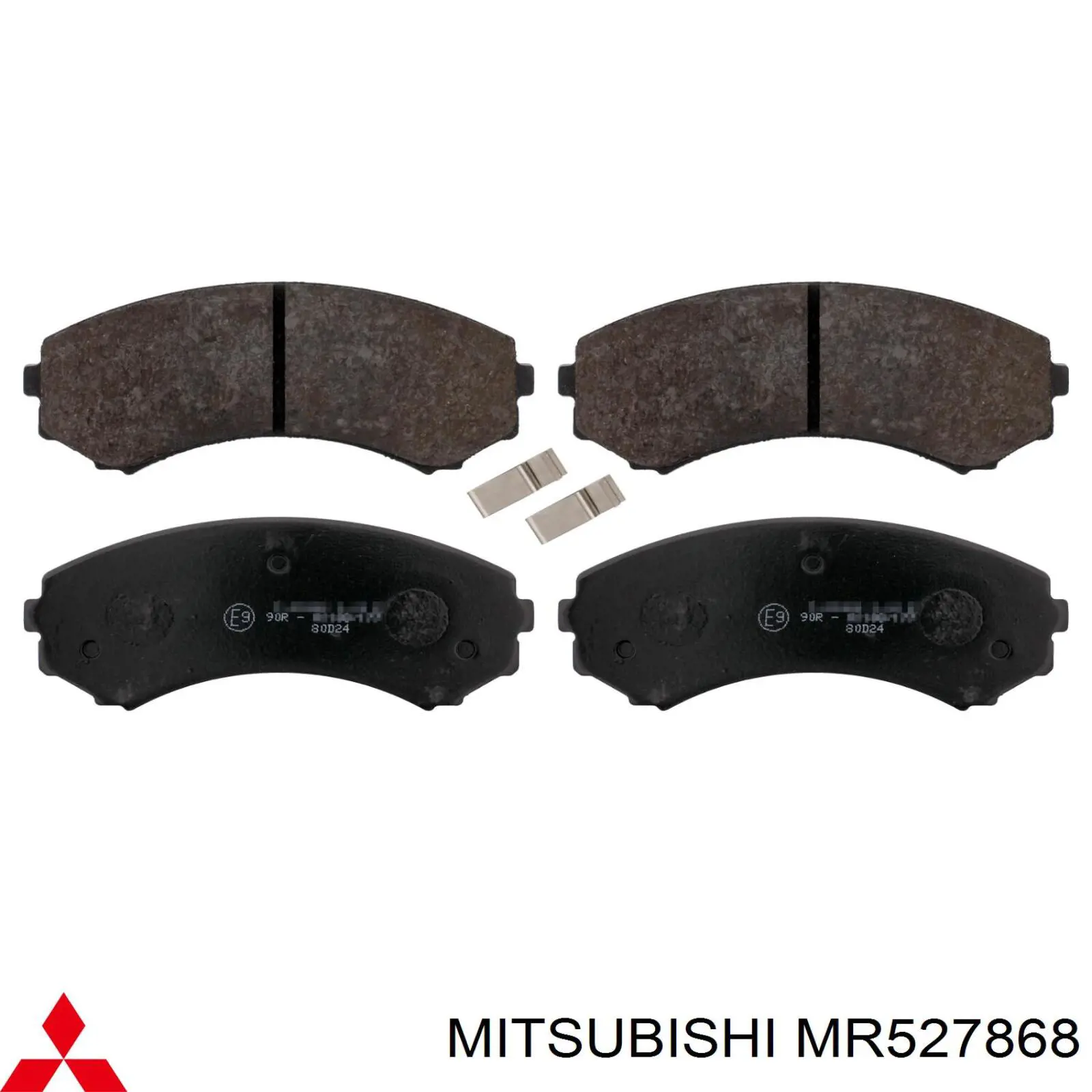 Передние тормозные колодки MR527868 Mitsubishi