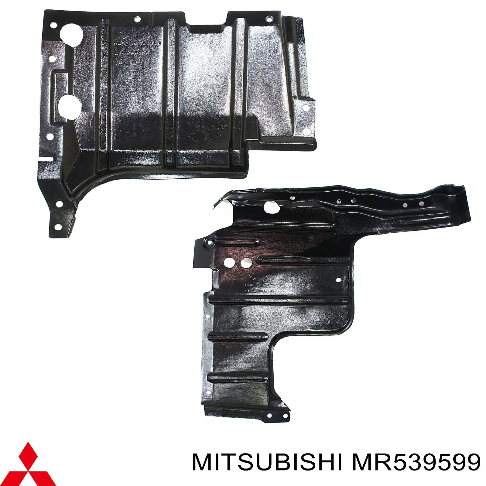 Защита двигателя правая на Mitsubishi Lancer IX 