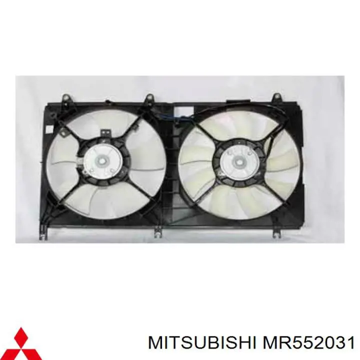 Мотор вентилятора системы охлаждения левый MR552031 Mitsubishi