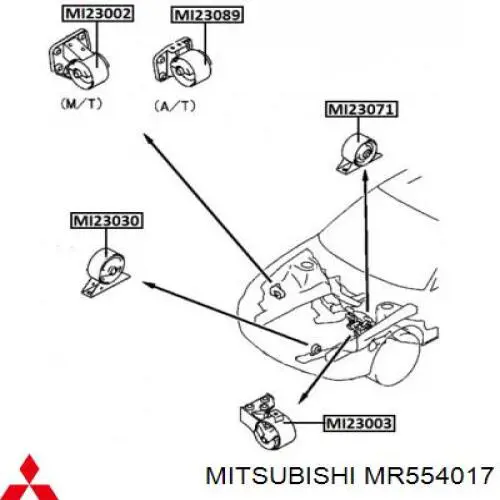 Подушка двигателя Volvo 30871230