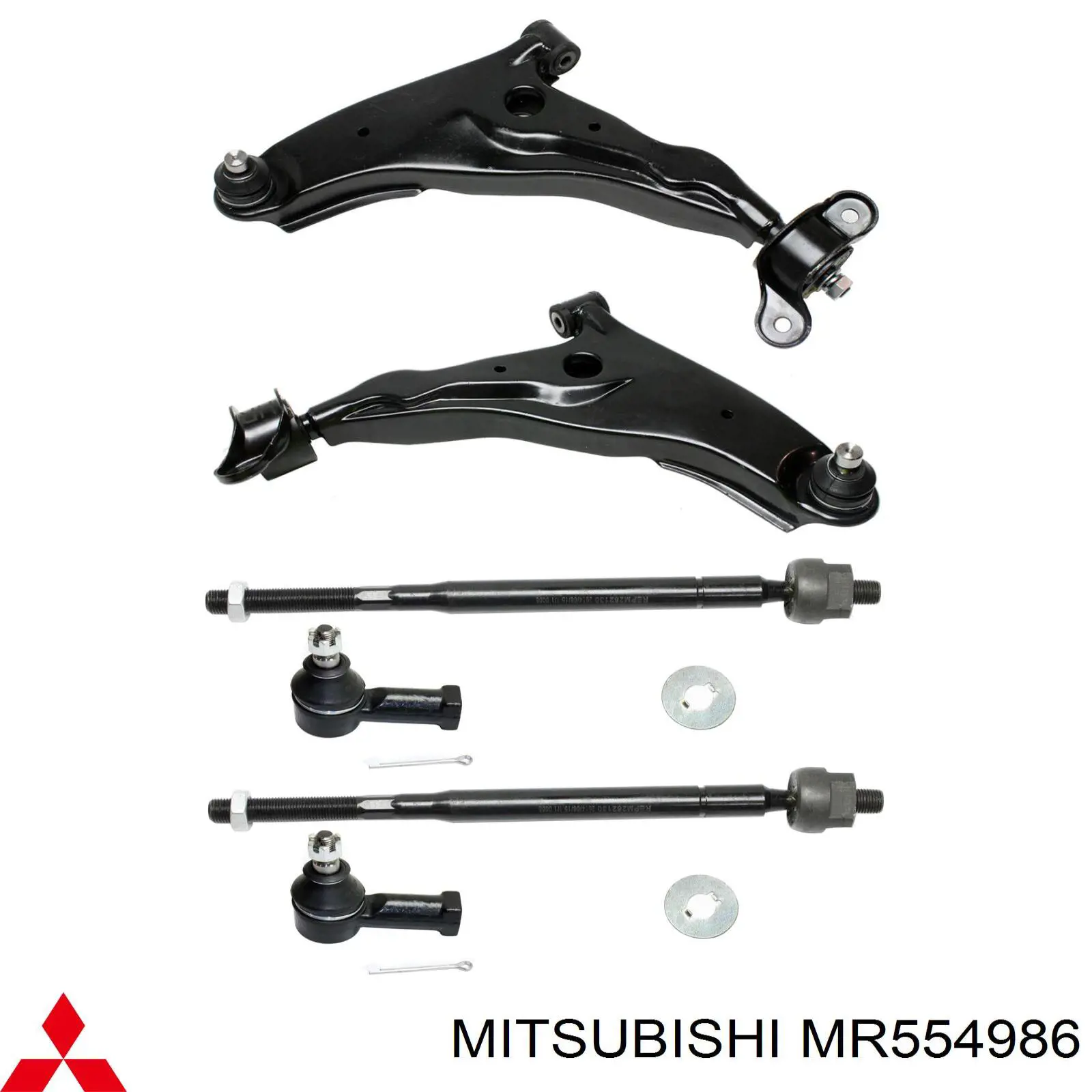Правый рычаг передней нижней подвески Mitsubishi MR554986 цена, от 58.02 USD