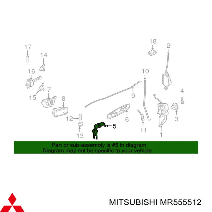 MR555512 Mitsubishi 