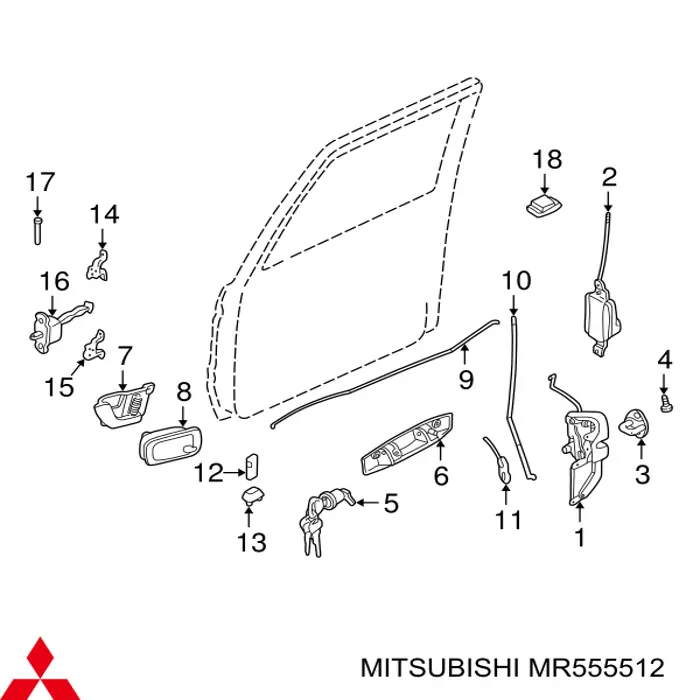 Купить MR555512 Mitsubishi 