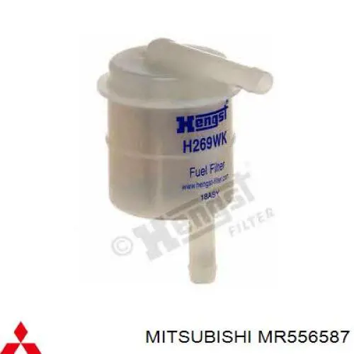 MR556587 Mitsubishi filtro de combustível