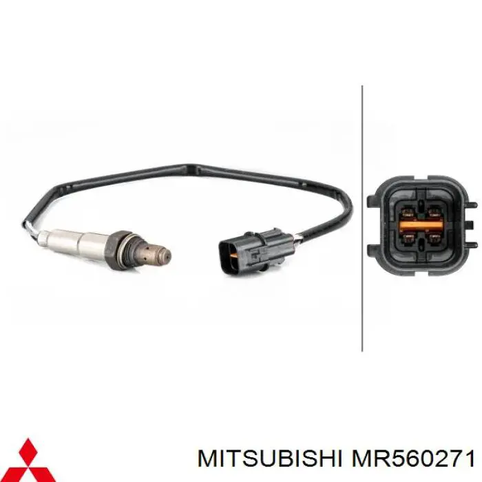 MR560271 Mitsubishi лямбда-зонд, датчик кислорода до катализатора левый