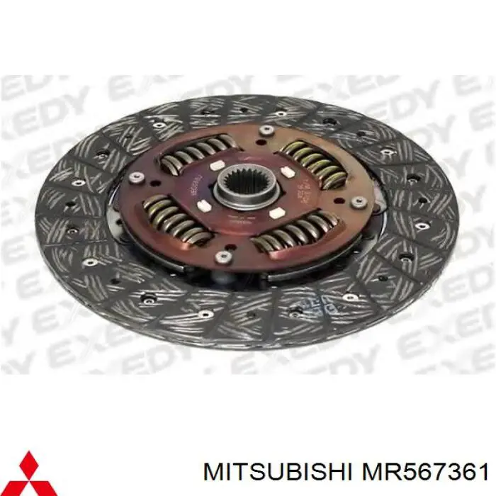 Диск сцепления MR567361 Mitsubishi