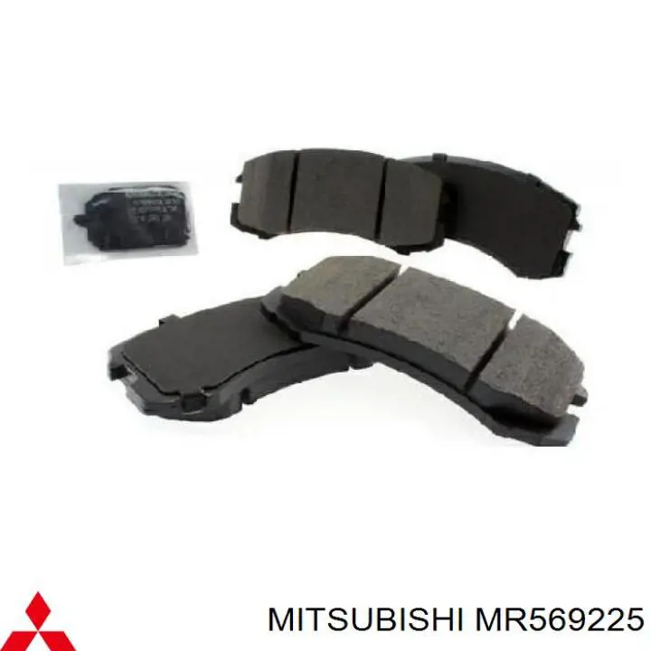 Передние тормозные колодки MR569225 Mitsubishi