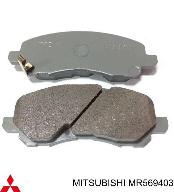 MR569403 Mitsubishi передние тормозные колодки