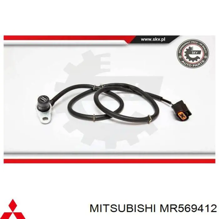 MR569412 Mitsubishi sensor abs dianteiro direito