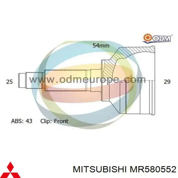 MR290598 Mitsubishi 