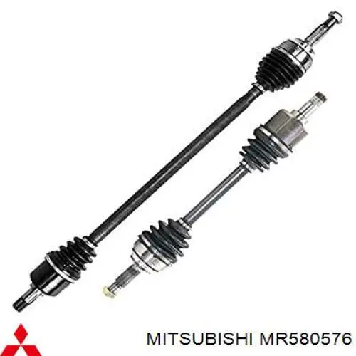 Полуось (привод) передняя правая MR580576 Mitsubishi