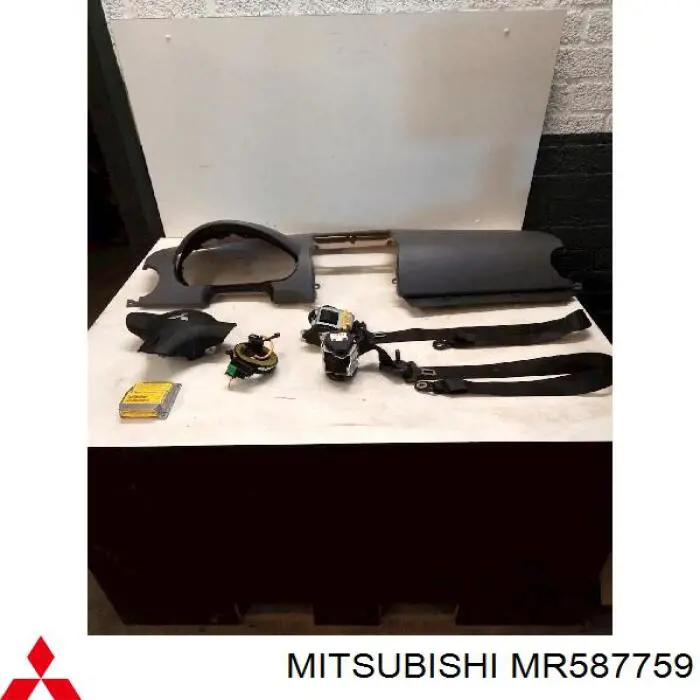 MR587759 Mitsubishi módulo processador de controlo da bolsa de ar (centralina eletrônica airbag)