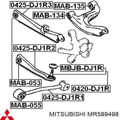 MR589498 Mitsubishi