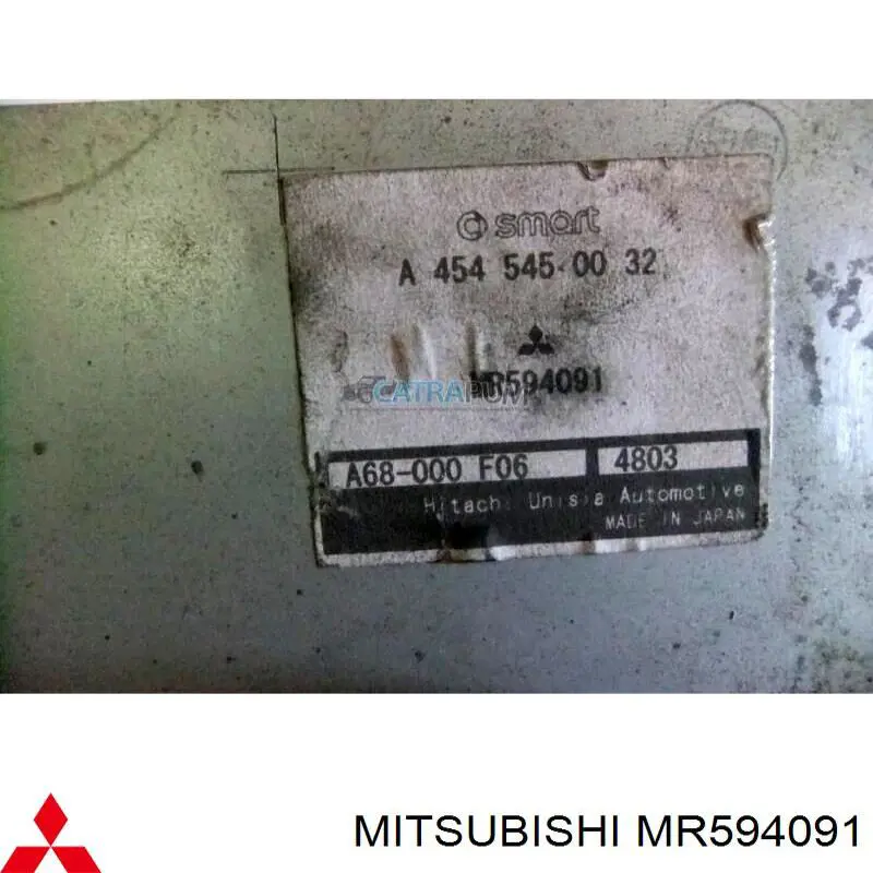Блок управления электроусилителя руля Mitsubishi MR594091