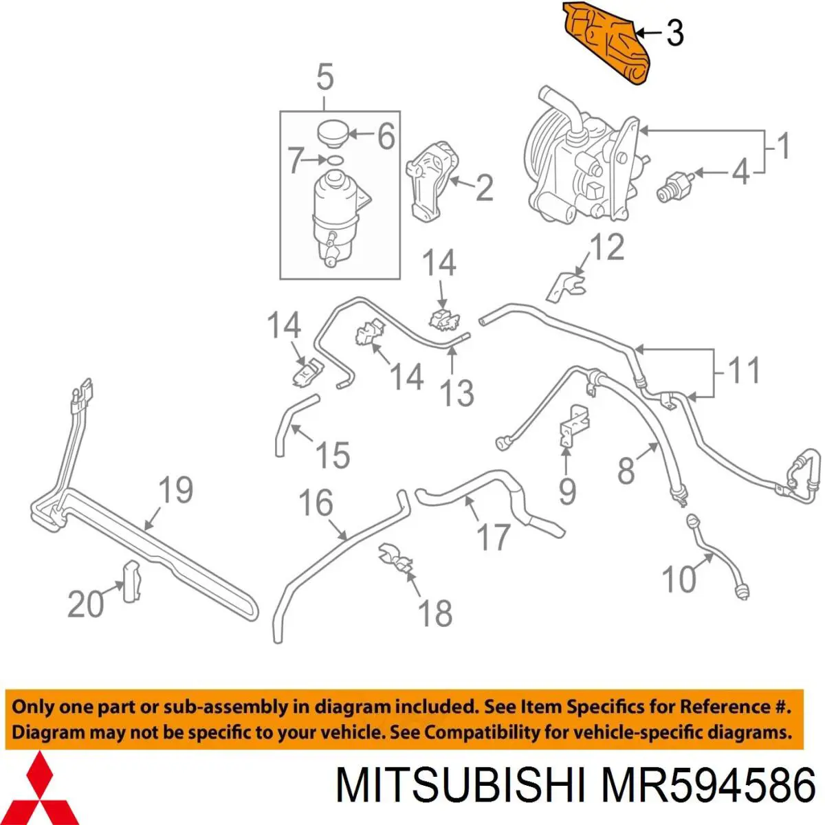 MR594586 Mitsubishi 