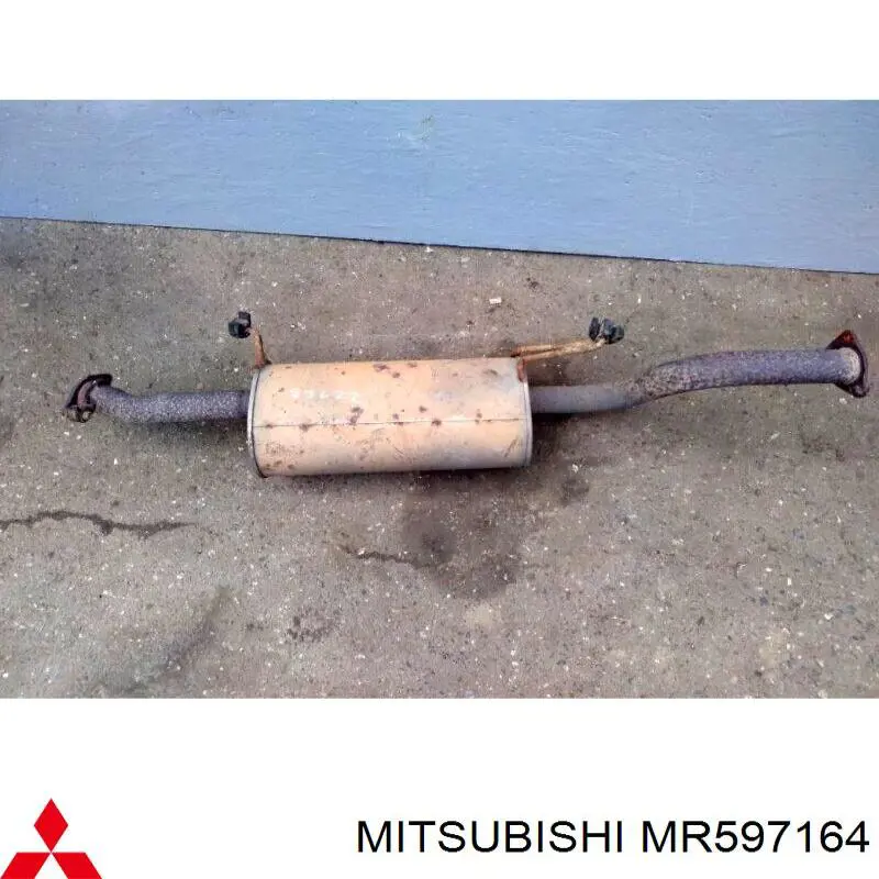 Глушитель, центральная часть MI5956 Mitsubishi