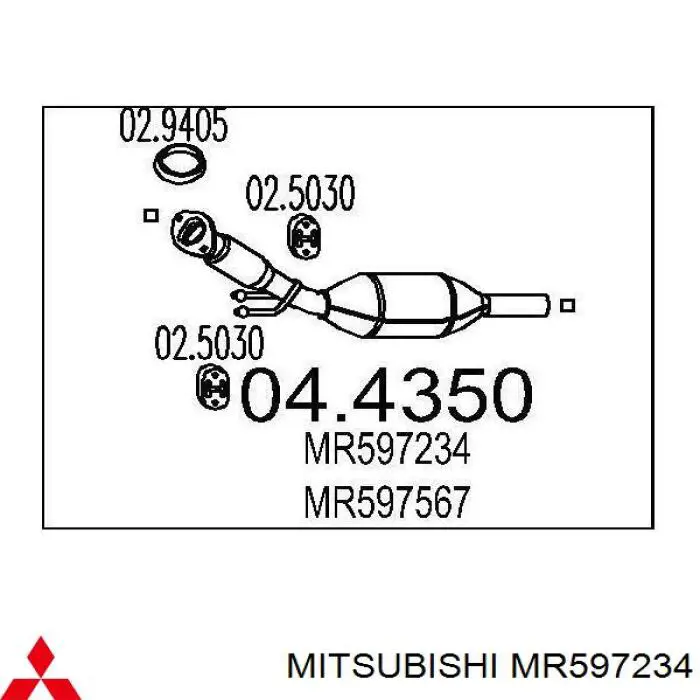  MR597234 Mitsubishi