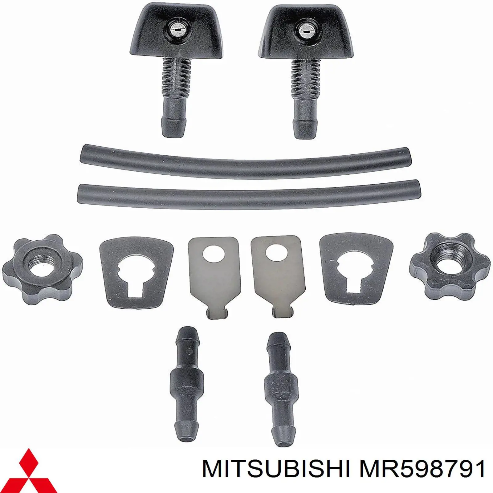 MR598791 Mitsubishi Сопло омывателя лобового стекла правое