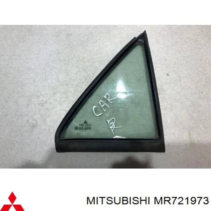 Vidro de janelo da porta traseira direita para Mitsubishi Carisma (DA)