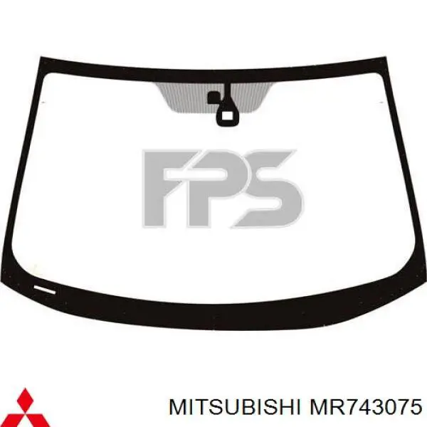 MR743075 Mitsubishi Автостекло